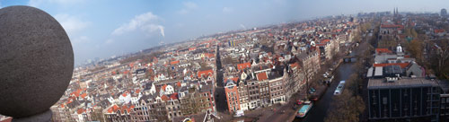 View over Amsterdam