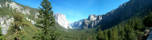 CS Wallace's 'Tunnel View to Half Dome', Yosemite National Park, California, 2008.