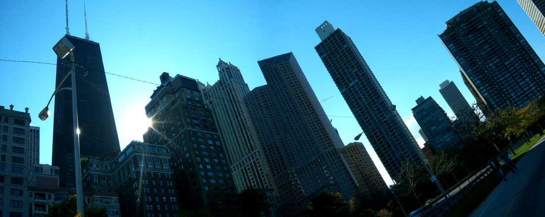 The John Hancock centre Panoramic View