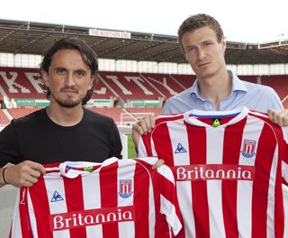 Thwo fanastic signings for Stoke City - Huth and Tuncay!