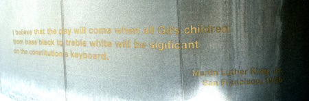 CS Wallace's 'Martin Luther KIng', San Francisco, 2008.